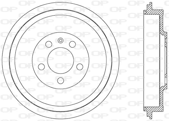 OPEN PARTS Тормозной барабан BAD9049.10